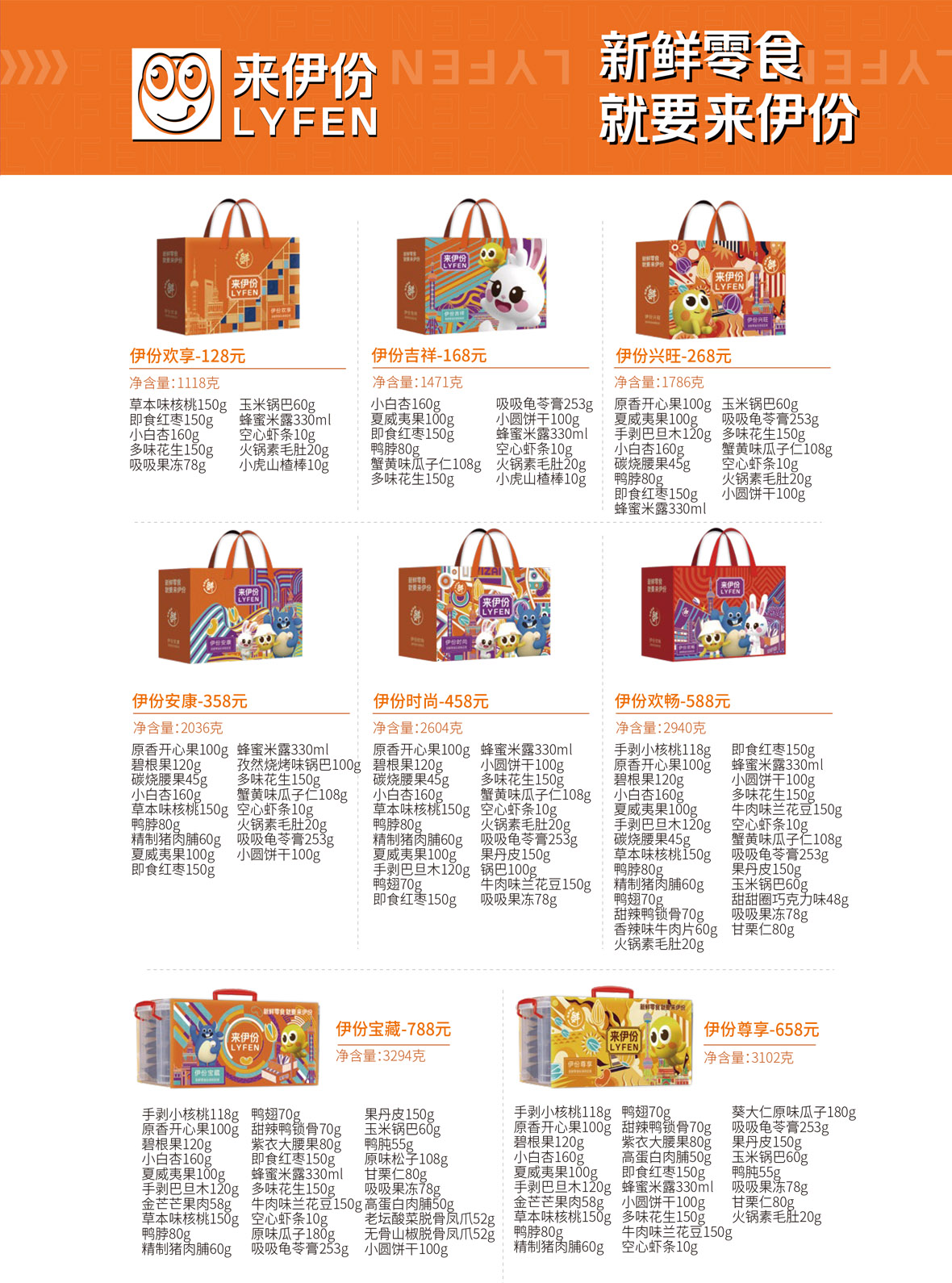 来伊份礼盒